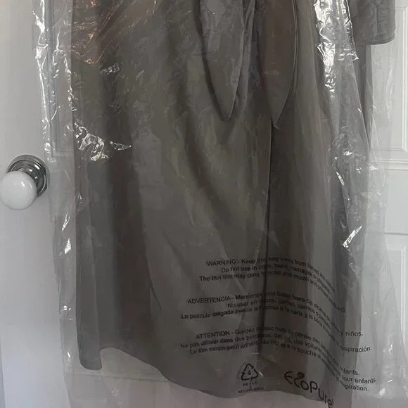 Tibi Feather Weight Eco Crepe Benedict Dress - Grey - 4 - Picture 4 of 12